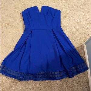 Blue dress